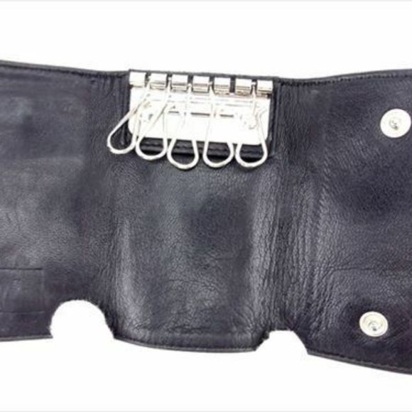 Fendi Key holder Key case Black Silver Woman unisex Authentic Used T7410 - Picture 5 of 7